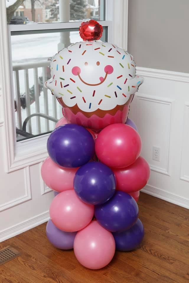 Air filled single pillar (4')