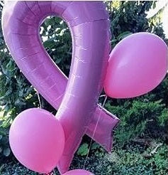 Breast Cancer Awareness Balloons