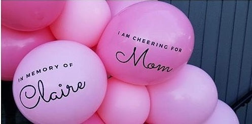 Breast Cancer Awareness Balloons