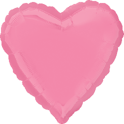 Bubble Gum Pink Foil Heart