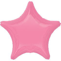 Bubble Gum Pink Foil Star