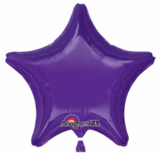 Quartz Purple Foil Star