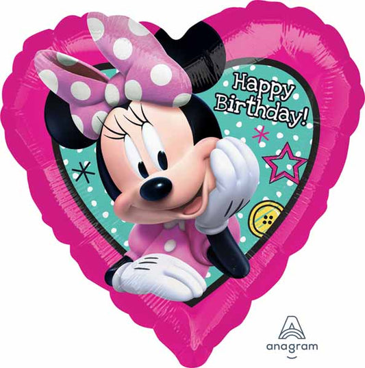 Minnie Mouse Happy Helper  Heart Birthday