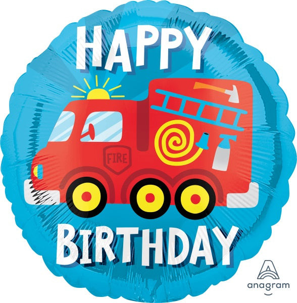 Happy Birthday Fire Truck