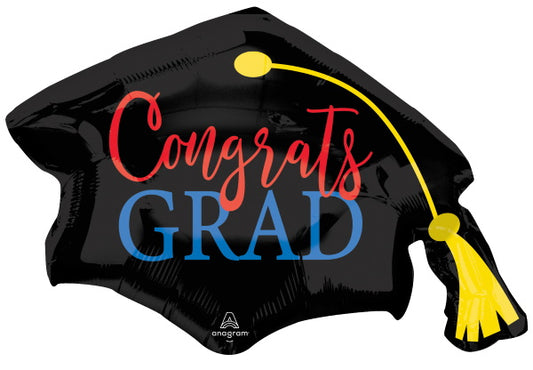 Congrats Grad Cap Foil