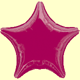 Burgundy Foil Star