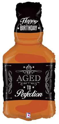 Aged to Perfection Whiskey Bottle