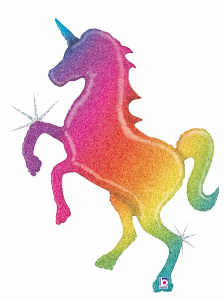 Rainbow Glitter Unicorn