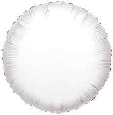 White Foil Circle